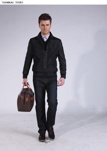 云敦男裝秋冬商務休閑新風尚 可立領百搭外套66j11108深度解析